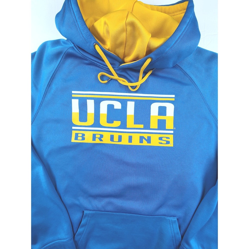 Colosseum UCLA Bruins Mens Hoodie XL Blue Gold‎ Pullover Basketball Team NCAA